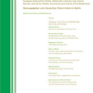 ORIENT II 2017: US policy in the Near and Middle East - Continuity and change