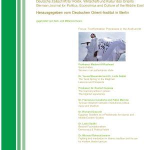 ORIENT III 2013: Transformation Processes in the Arab world