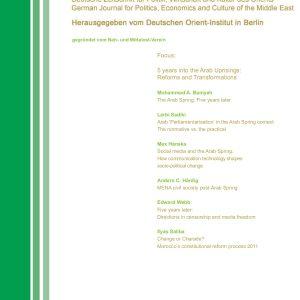 ORIENT III 2016: 5 years into the Arab Uprisings - Reforms and Transformations