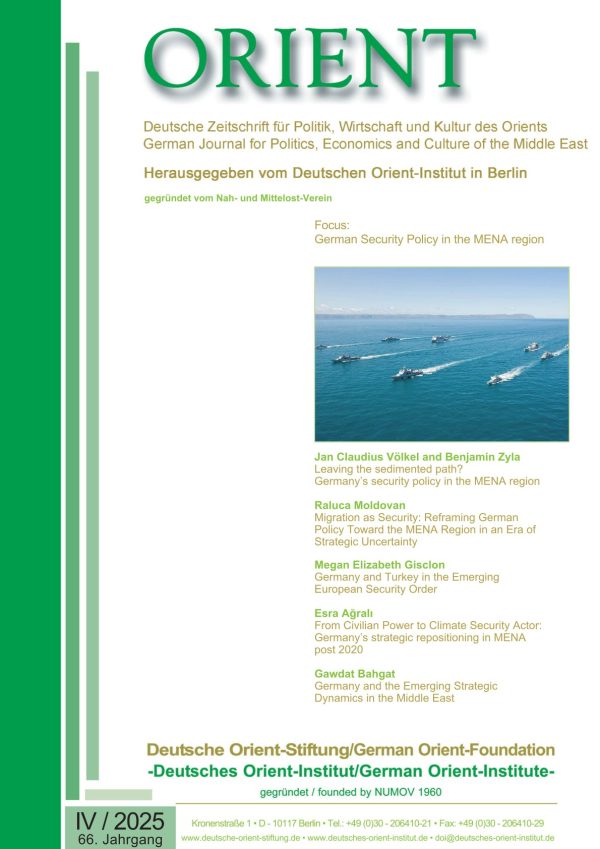 Orient IV 2025 - Focus: German Security Policy in the MENA region